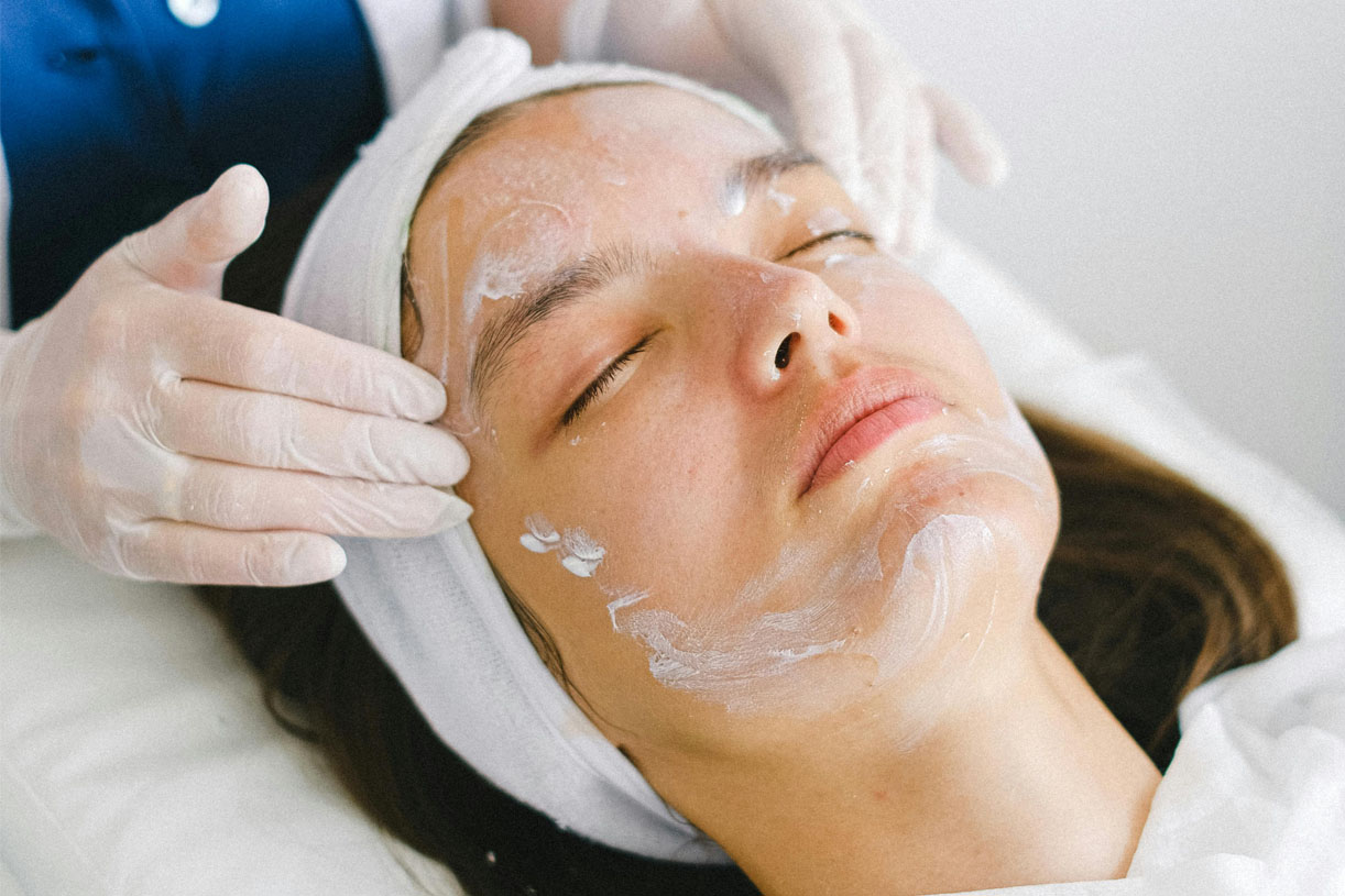 young-beautiful-woman-having-face-massage-relaxing-spa | The Lift Bar facial rejuvenation treatments